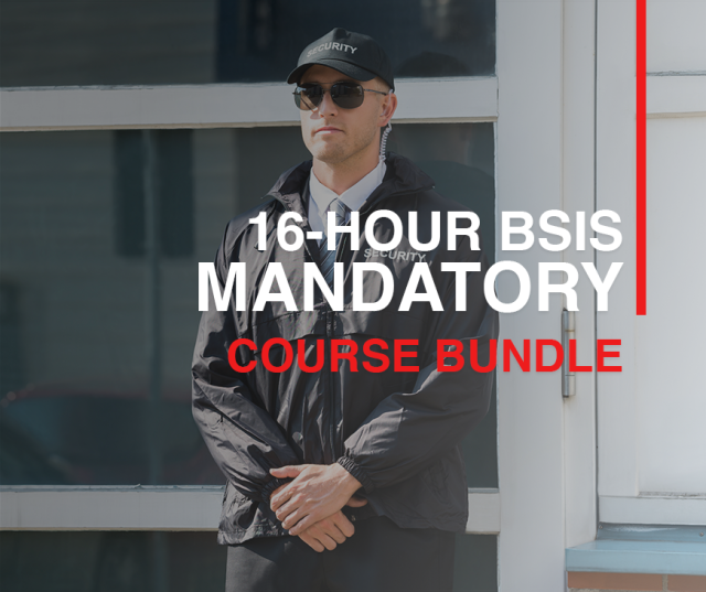 BSIS 32 Hour Course Bundle All Security Enforcement Training